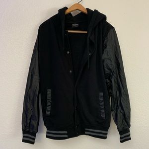 SOLD Men’s All Black Varsity Jacket